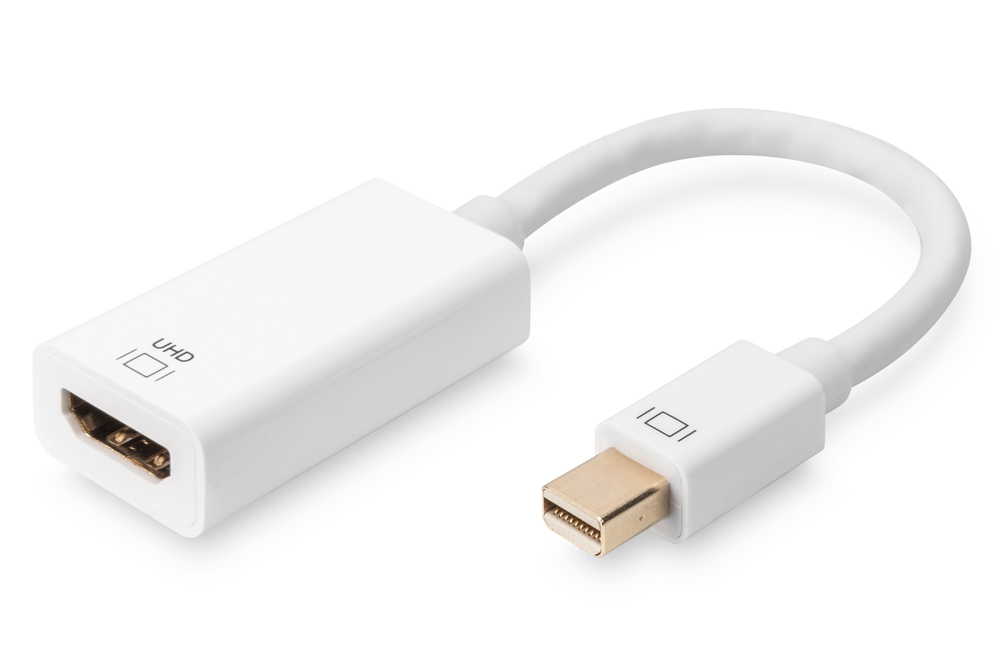 Adattatore Attivo Mini Displayport Maschio - Hdmi Femmina Bianco
