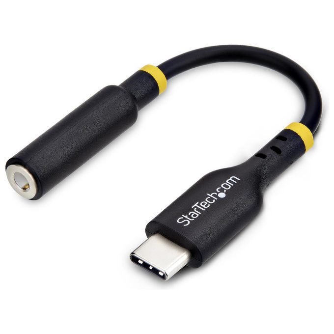 Adattatore audio USB C a Jack 3,5 mm Black USBCAUDIO2