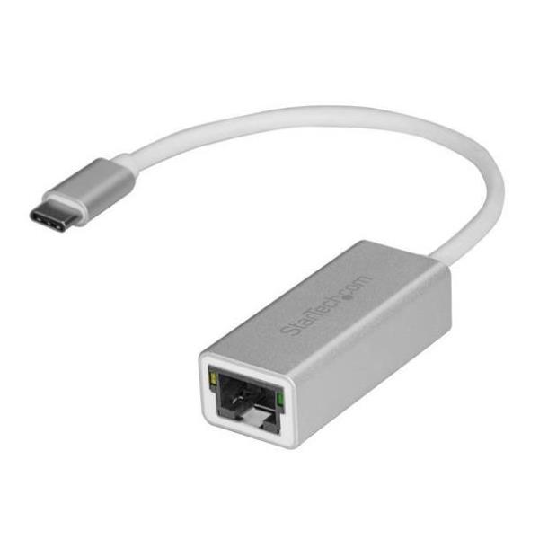 Adattatore di rete Gigabit (1000Base-TX) Type C Ethernet Silver US1GC30A