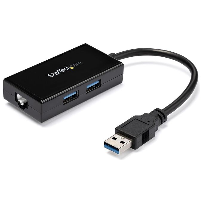 Adattatore di rete Gigabit (1000Base-TX) USB 3.0 Black USB31000S2H