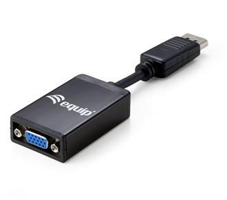 Adattatore Dp-Vga 2K M/F Bk 1920X1080 @60Hz Con Cavo 015Mt