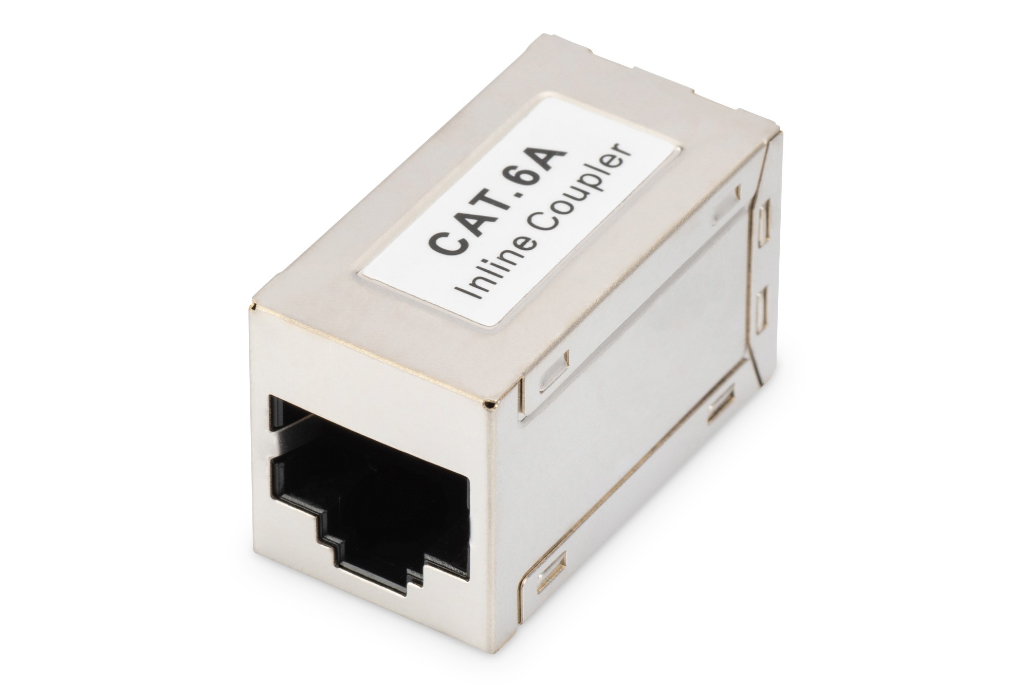 Adattatore Passante Con 2 Connettori Rj45 - 8P8C Schermato Femmina/Femmina Cat.6A Adattatore Passante Con 2 Connettori Rj45 - 8P8C Schermato Femmina/Femmina Cat.6A