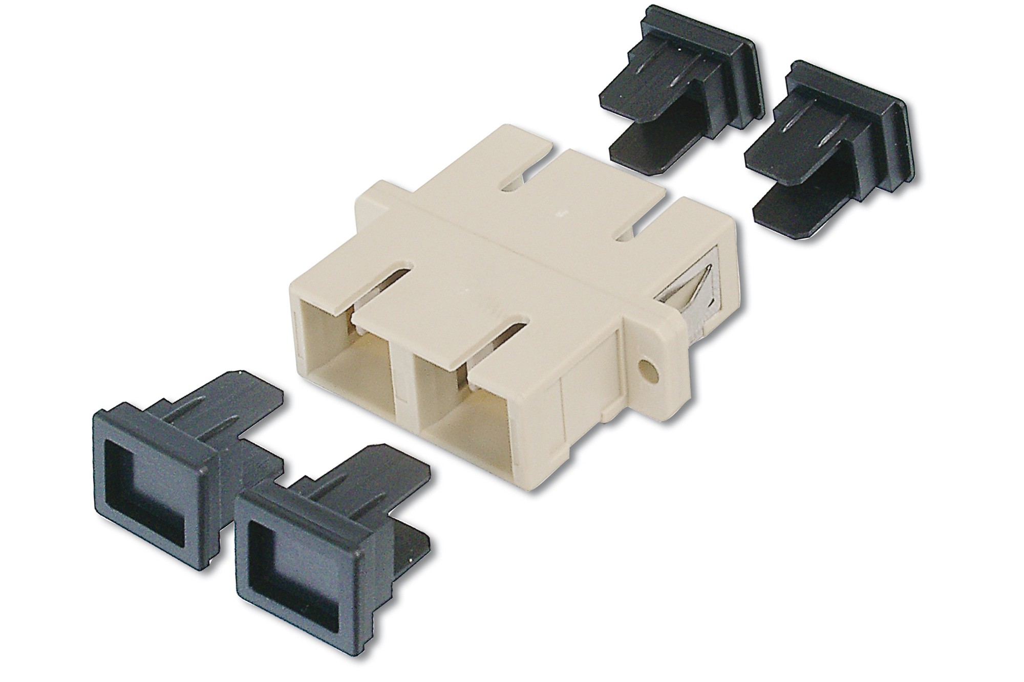 Adattatore Per Fibra Ottica Con Connettori Sc-Sc Duplex Femmina/Femmina Om2