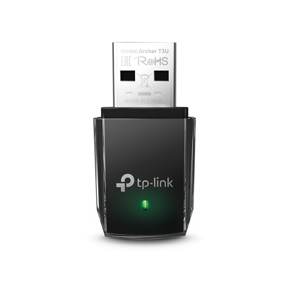 Adattatore TP-LINK Archer T3U AC1300 adapter, Velocità di trasferimento 1300 Mbit/s, Sistema operativo compatibile con Windows 11 / 10 8.1 8 7 XP e Mac OS X, Dispositivi compatibili PC o laptop porta USB