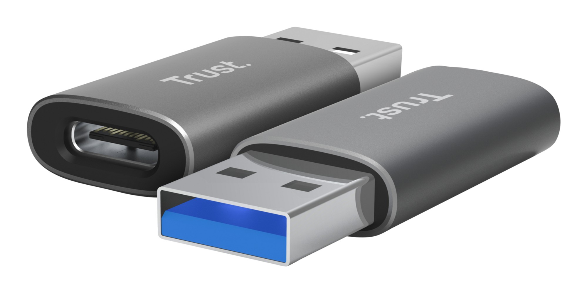 ADATTATORE TRUST CALYX USB-A USB-C AD 2P