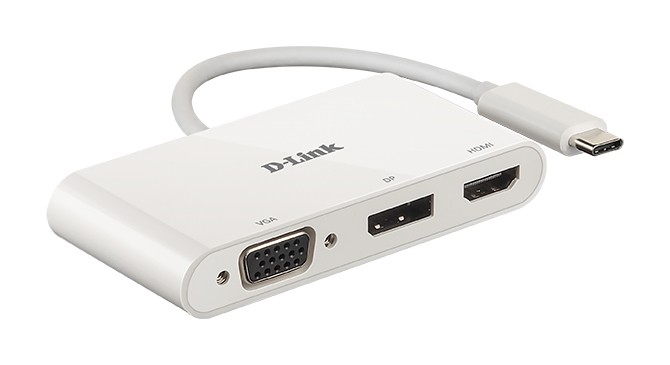 Adattatore USB-C da 3 a 1 a HDMI/VGA/DisplayPort