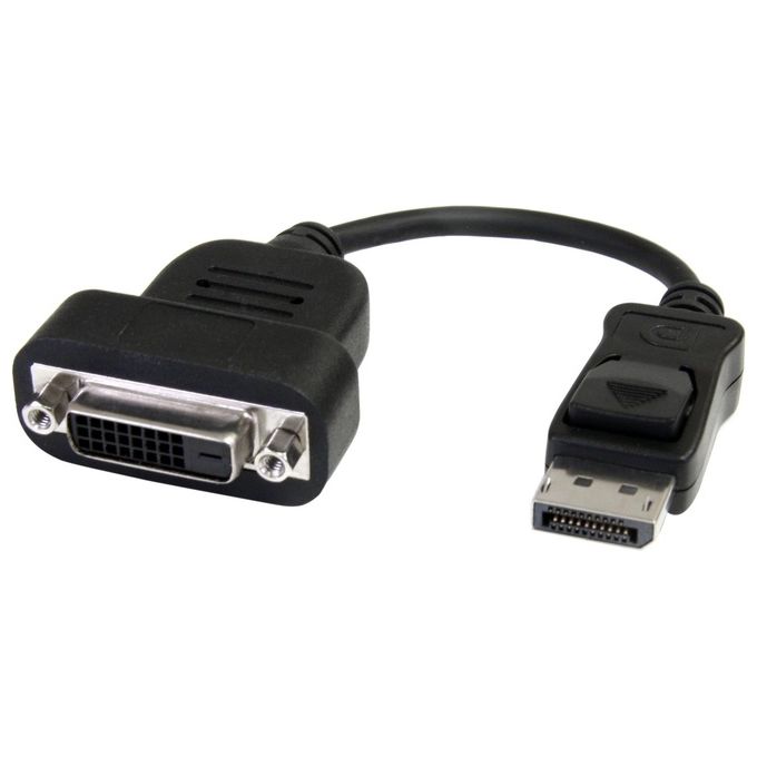 Adattatore video Displayport a Dvi Black DP2DVIS