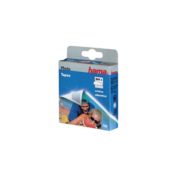 Adesivi per fotografie 500 pz (12mm x 13mm) Trasparente 7007102