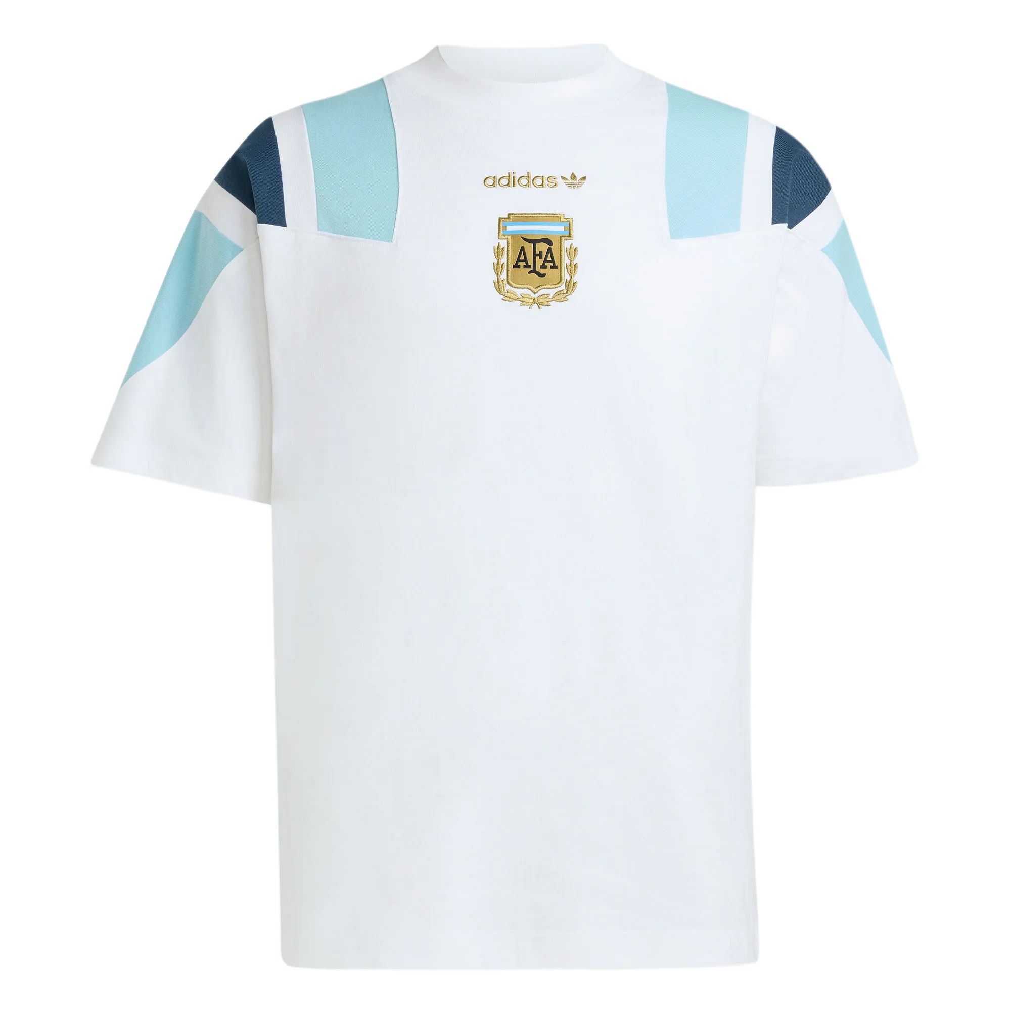Adidas Originals Eqt Argentina Calcio Cultura Casual Maglia di Cotone a Maniche Corte T-Shirt Uomo Top KG2288 M white
