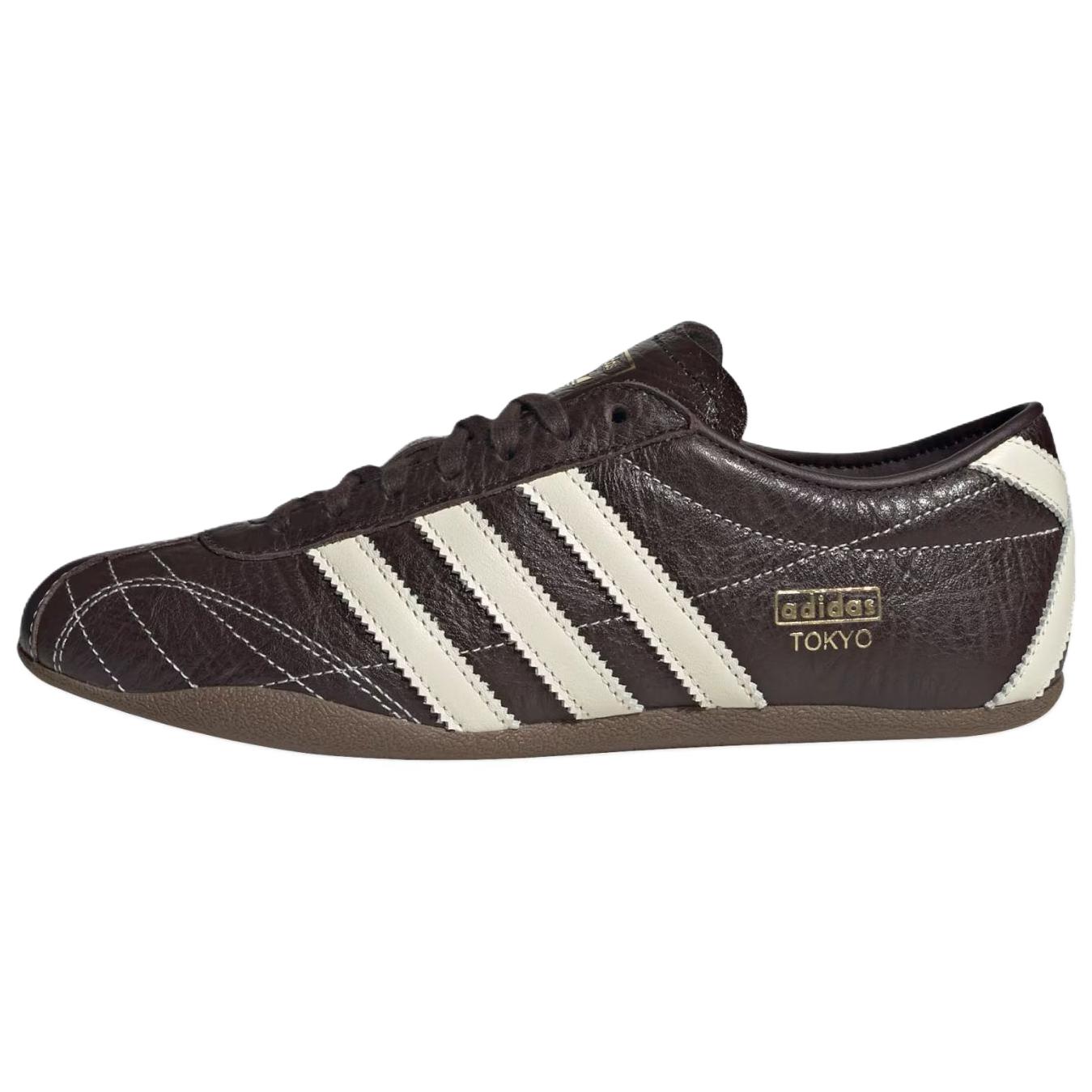 Adidas Originals Tokyo Comode Retro Basse Lifestyle Scarpe da Ginnastica Donna Marrone Scuro Bianco IH6623 36⅔ black