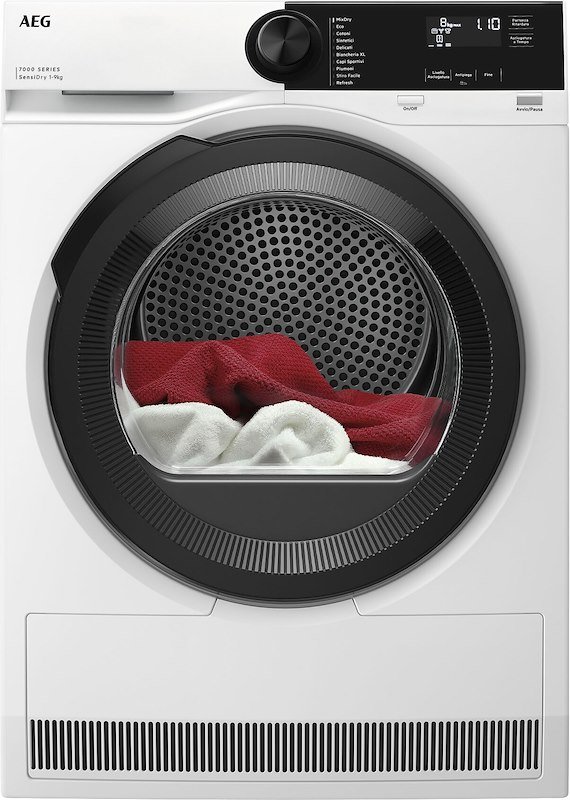 Aeg - Asciugatrice Tr7he1c9 9kg Classe C-bianco
