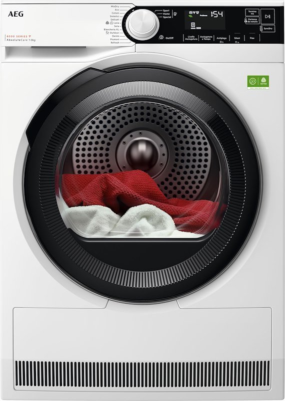 Aeg - Asciugatrice Tr8bgh38ya 8kg Classe A-bianco