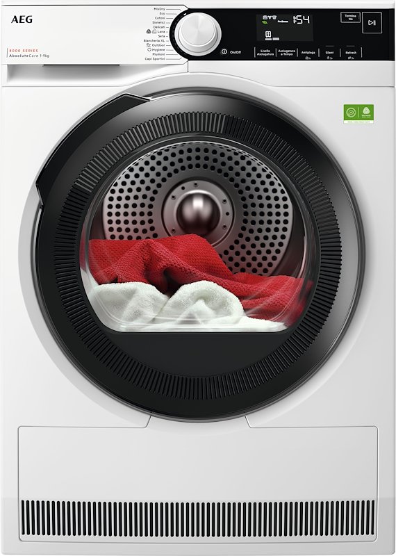 Aeg - Asciugatrice Tr8hdbg9b 9 Kg Classe B-bianco