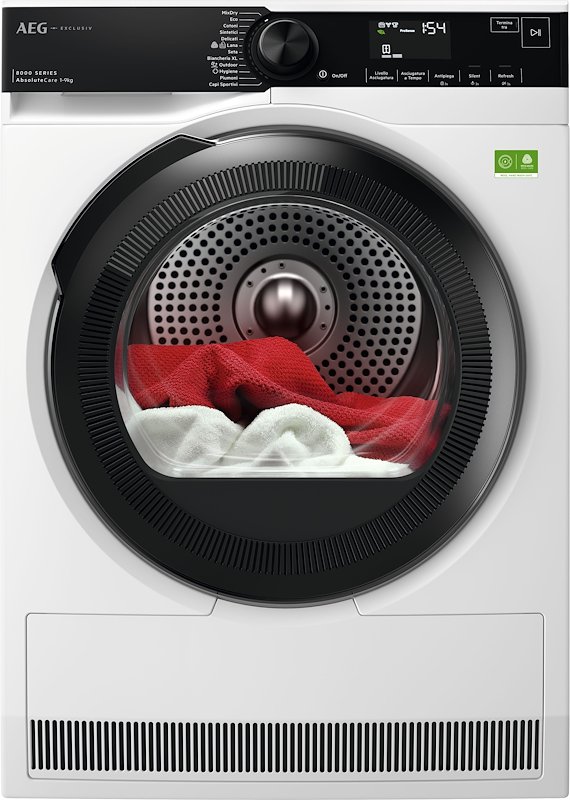 Aeg - Asciugatrice Xtr8hbgh9b 9 Kg Classe B-bianco