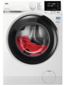 AEG LR6FG84 LAVATRICE, Caricamento frontale, 8 kg, 10 programmi, Profondità 57,2 cm, Giri 1400 rpm, BIANCO, livello rumorosità centrifuga 74 dB(A), Classe A