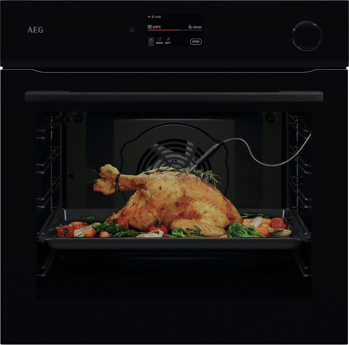 Aeg Series 7000 Nbr7p731sb Forno A Vapore Serie 7000 Mealassist Con Steamcrisp Con Pulizia Pirolitica. Dimensione Del Forno: Media, Tipo Di Forno: Forno Elettrico, Capacità Interna Forno Totale: 72... Aeg Series 7000 Nbr7p731sb Forno A Vapore Serie 7000 Mealassist Con Steamcrisp Con Pulizia Pirolitica. Dimensione Del Forno: Media, Tipo Di Forno: Forno Elettrico, Capacità Interna Forno Totale: 72...
