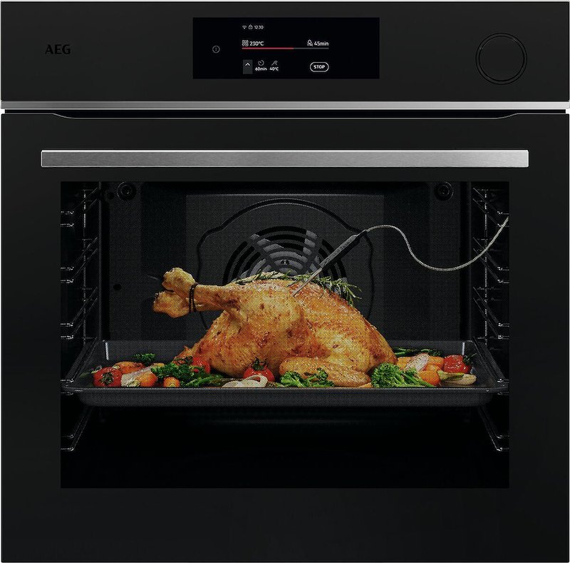 AEG TR7PB731ST FORNO INCASSO Capacità 72 l, dimensoni: L 59,6 cm - A 59,4 P 56,7 cm, Matt Black, classe A++