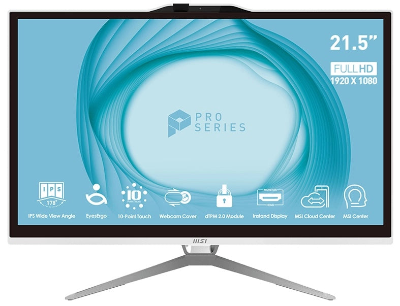 AIO 21,5 PEN 4GB 128GB WH W11P TCH G7400 MULTITOUCH FHD ANTIGL W11P
