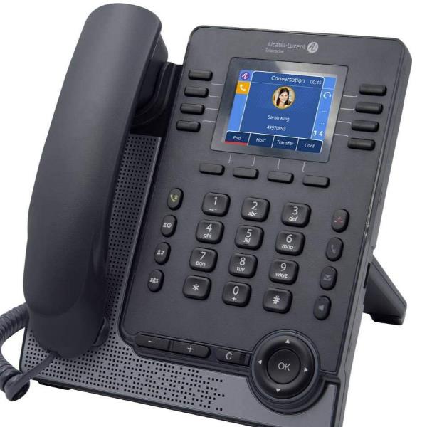 Alcatel-Lucent Enterprise M5 DESKPHONE-2.8 Inch 320X240 Color Display 2 USB Ports (type A And C)2 Gigabit Ethernet POE Class 2 8SIPACCOUNTS CAT-5E 1 5M 3MK27002AA