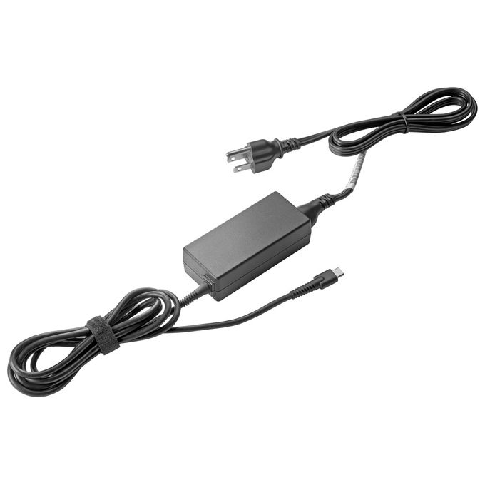 Alimentatore per Hp USB Type-C Black 45W 1MZ01AA