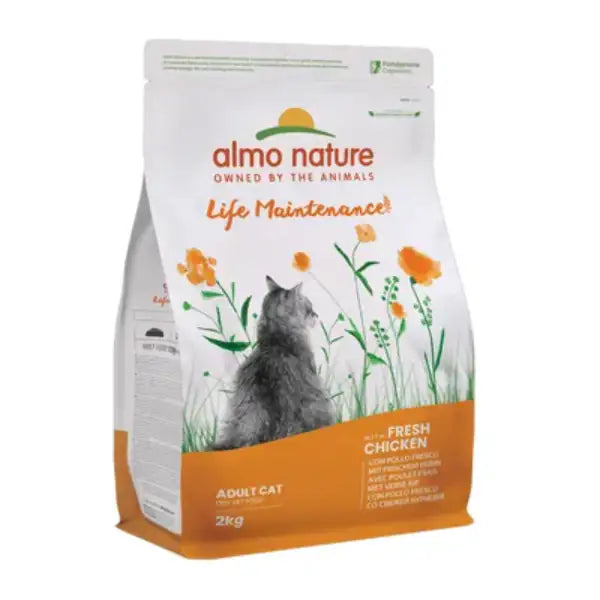 Almo Cat Man Pollo Alimento Secco per Gatti Adulto 2 Kg