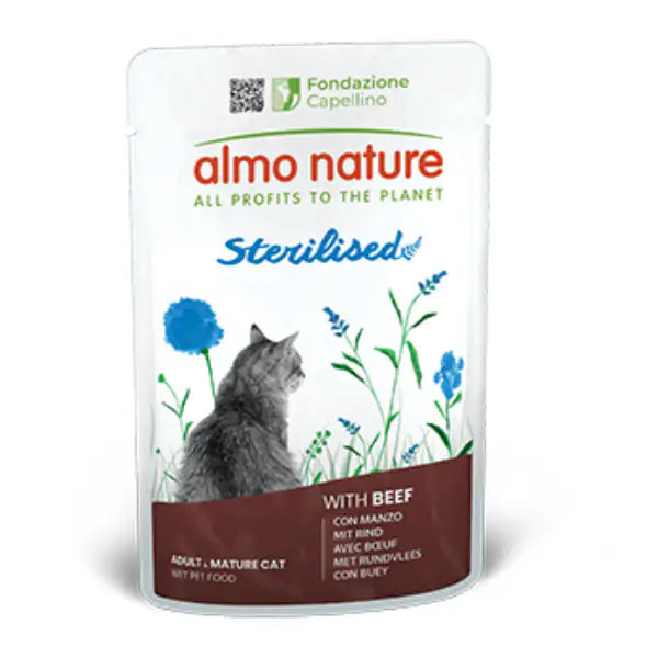 Almo holistic sterilised gatto manzo 70 g