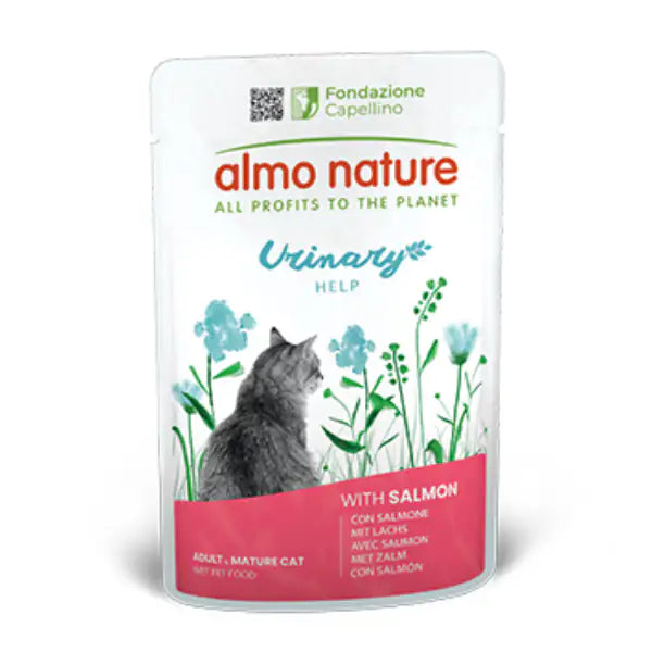 Almo holistic sterilised gatto urinary help salmone 70 g