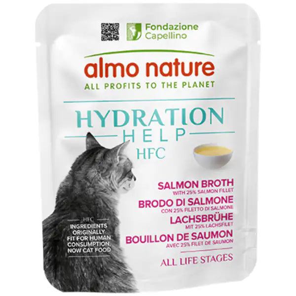 Almo hydration help brodo salmone con filetti di salmone 50 g