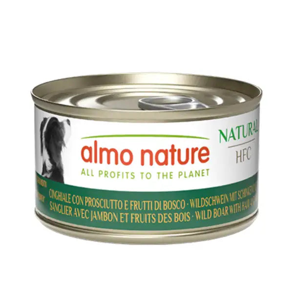 Almo Nature HFC Natural Dog 95 gr Cinghiale e prosciutto - confezione da 6 pezzi - Cibo umido per cani - 1° ORDINE? scegli tra BZR5 - BZR20 + 200 pt fedeltà