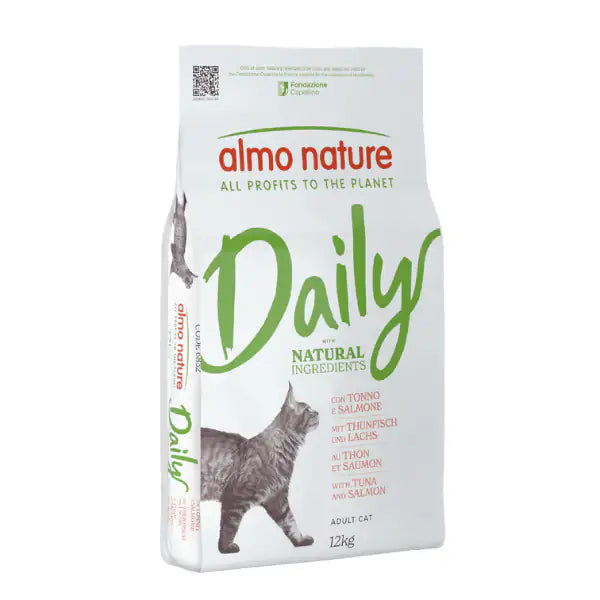 Almo Nature Holistic Daily Tonno E Salmone Cibo Secco Per Gatti 12 kg
