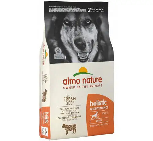 Almo Nature Holistic Maintenance Fresh Large Adult con Manzo 12 kg - Croccantini per cani - 1° ORDINE? scegli tra BZR5 - BZR20 + 200 pt fedeltà