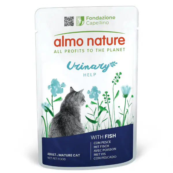 Almo Nature umido funzionale Urinary Sterilised Cat 70 gr Pesce - confezione da 30 pezzi - Cibo umido per gatti - 1° ORDINE? scegli tra BZR5 - BZR20 + 200 pt fedeltà