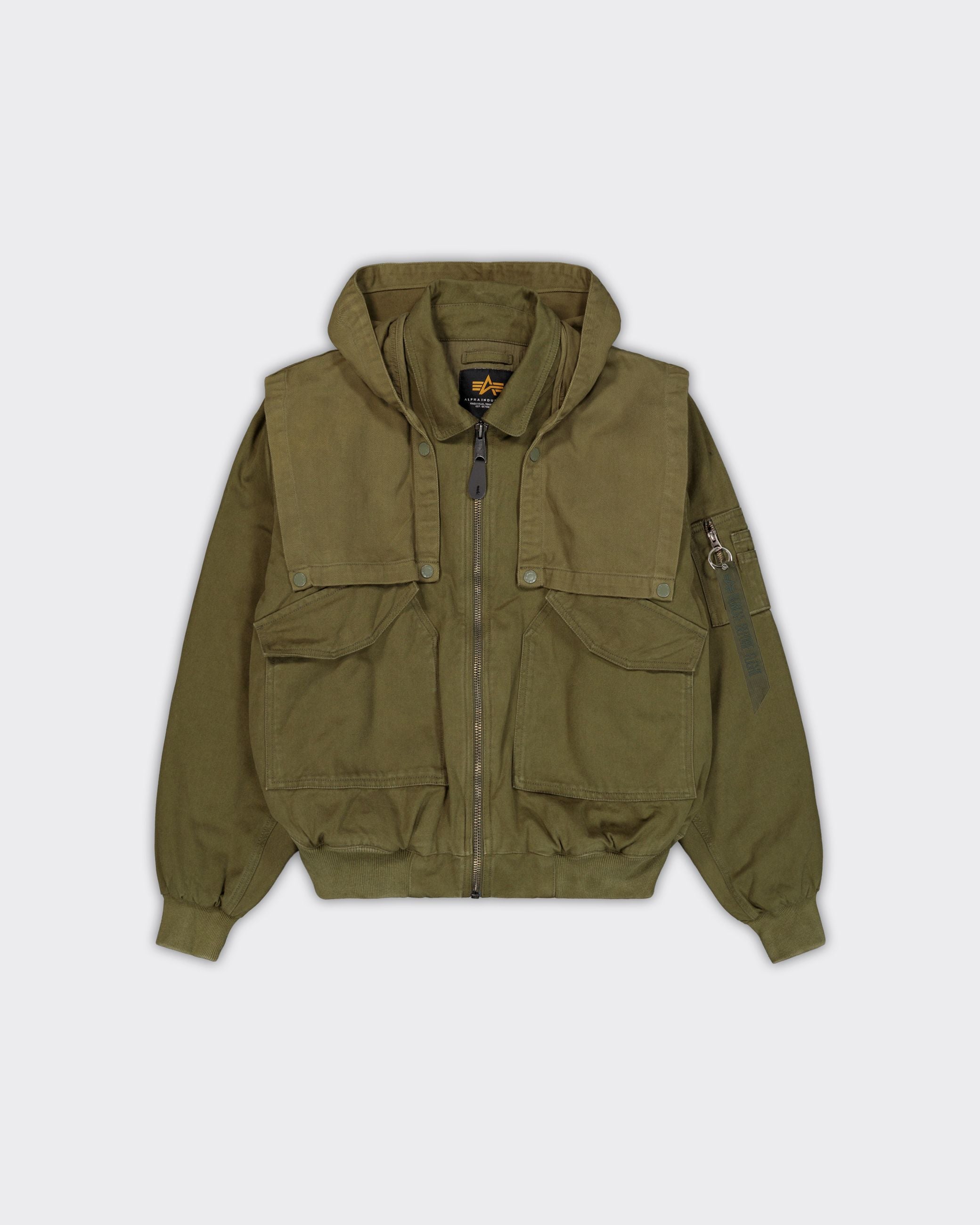 Alpha Industries Bomber CWU-45/P D-Tec Hood Dark Olive