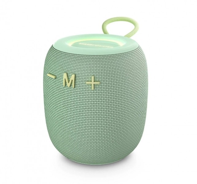 Altoparlante Bluetooth Energy Sistem Bloom - Durata Batteria 18h - Luci LED - Tecnologia True Wireless Stereo - IPX6 - Colore Verde