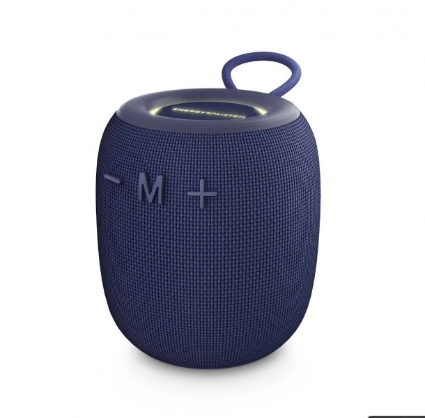 Altoparlante Bluetooth Energy Sistem Bloom - Durata Batteria 18h - Luci LED - Tecnologia True Wireless Stereo - IPX6 - Colore Blu
