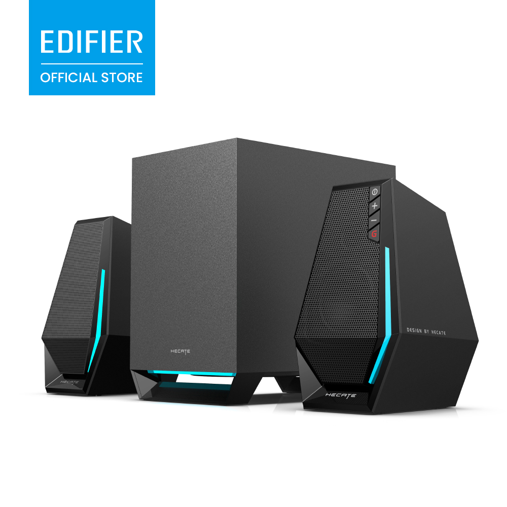 Altoparlanti da Gaming HECATE G1500 MAX 2.1, 60W di Potenza di Picco, Subwoofer da 4 Pollici, RGB, Bluetooth 5.3, USB, AUX, Modalità Audio Multiple per PC Desktop