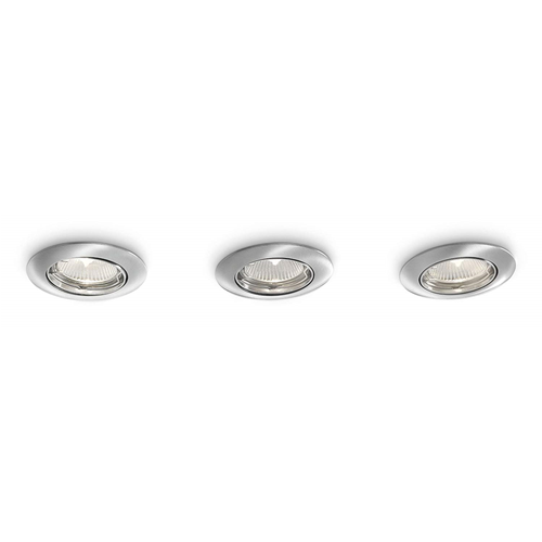 Alya Alya - Set 3 Spot Incasso Tondi Acciaio Spazzolato Diam. 8,4 Cm Alya Alya - Set 3 Spot Incasso Tondi Acciaio Spazzolato Diam. 8,4 Cm