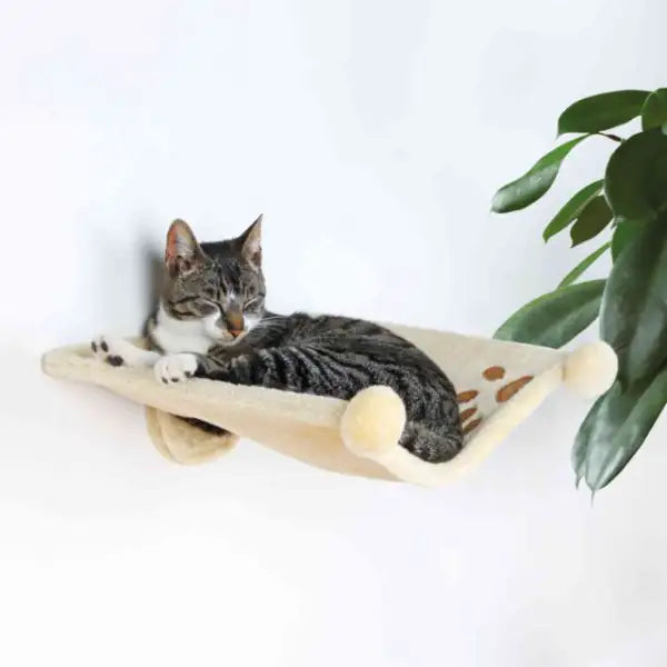 Amaca fissaggio a muro per gatti Trixie Misura 42x41 cm - Giochi per gatti - 1° ORDINE? scegli tra BZR5 - BZR20 + 200 pt fedeltà