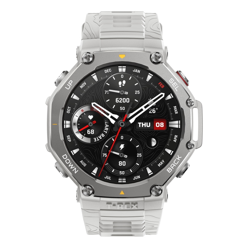 Amazfit t-rex 3 3,81 cm (1.5) amoled digitale 480 x 480 pixel touch screen acciaio inox gps (satellitare)