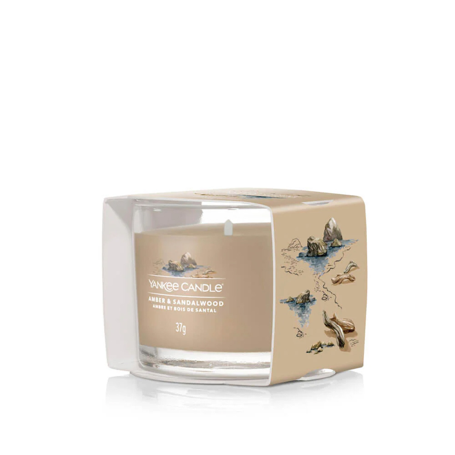 Amber and Sandalwood candela votiva profumata Yankee Candle Amber and Sandalwood candela votiva profumata Yankee Candle