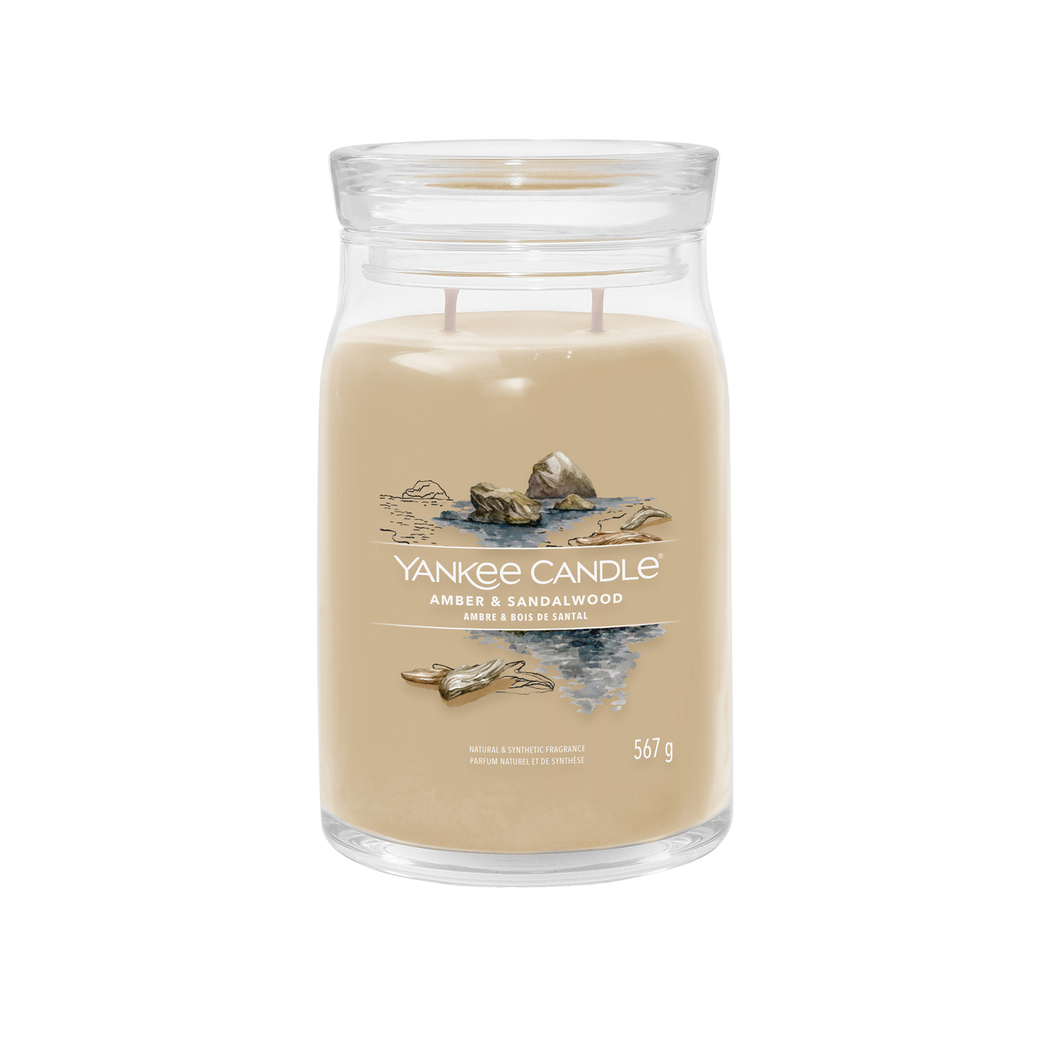 Amber Sandalwood, candela in giara grande Yankee Candle Amber Sandalwood, candela in giara grande Yankee Candle