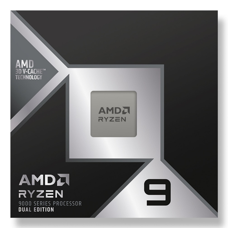 Amd ryzenÃ¢âÂ¢ 9 9950x3d2 dual 16-kern cpu, sockel am5, boxed (ohne kÃÂ¼hler)