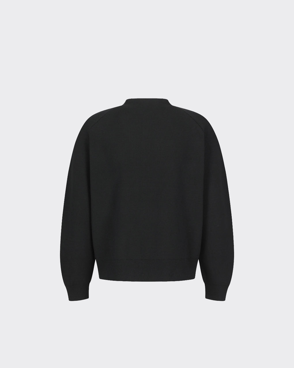 Amomento Cardigan Rounded Sleeve Nero