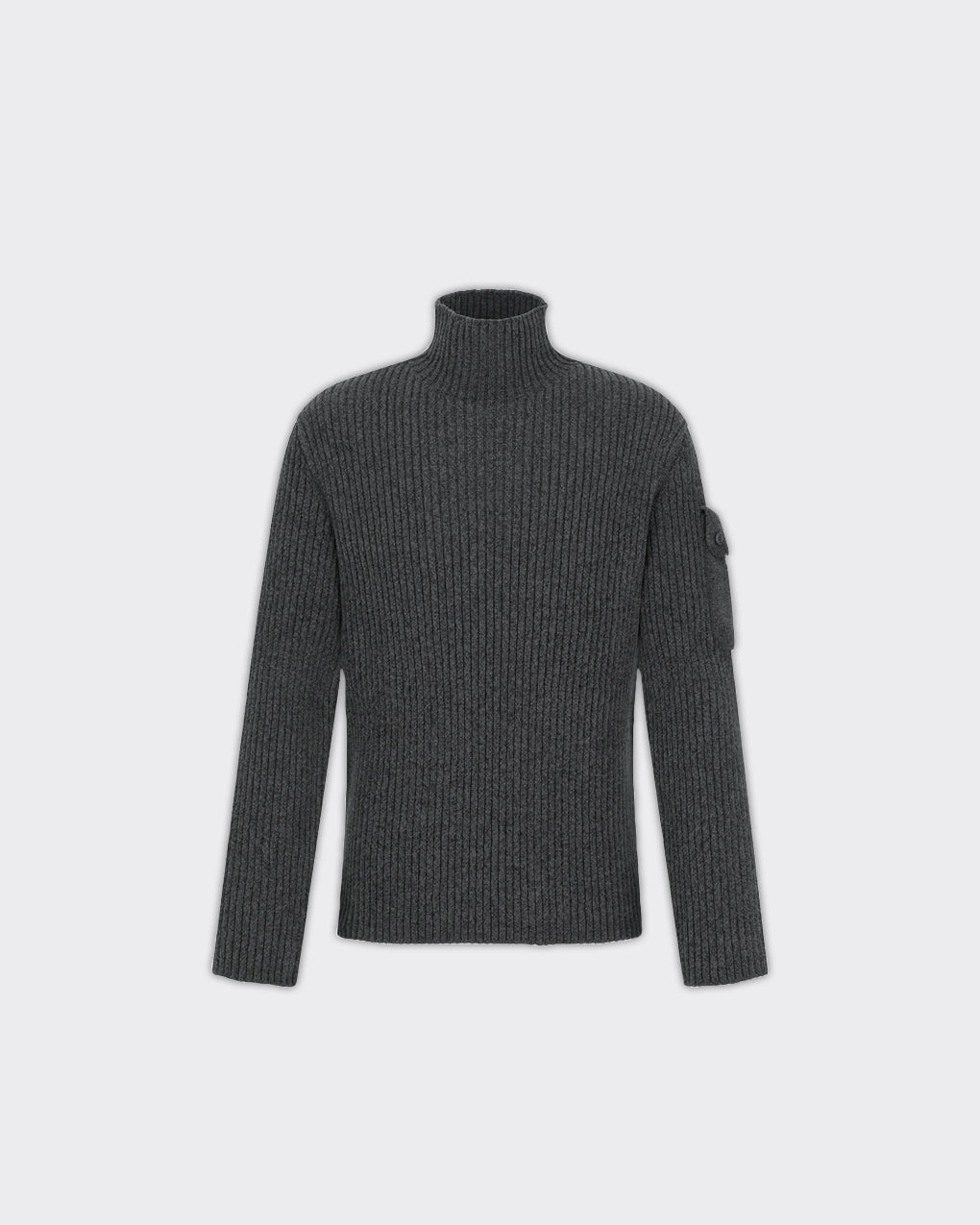 Amomento Maglione Ribbed Velvet Knit Charcoal