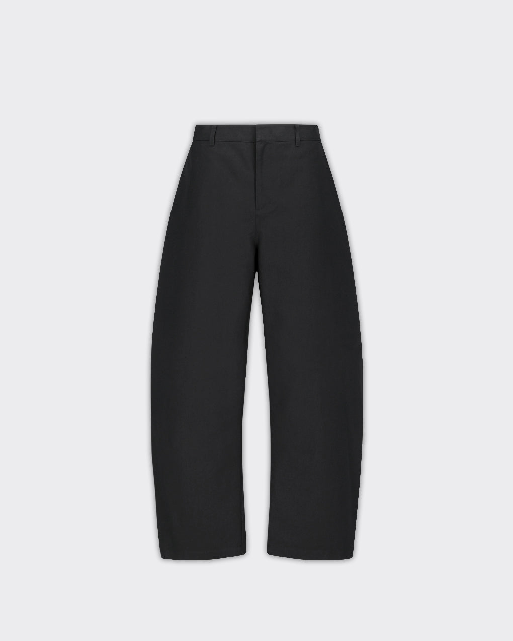 Amomento Pantalone Curved Long Nero Amomento Pantalone Curved Long Nero
