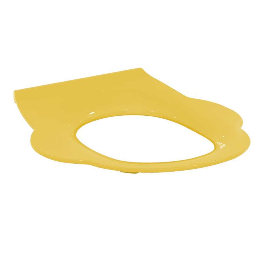 Anello Copriwater Per Bambini Contour 21 Scuole Per Bambini Da 3 A 7 Anni Giallo Ideal Standard