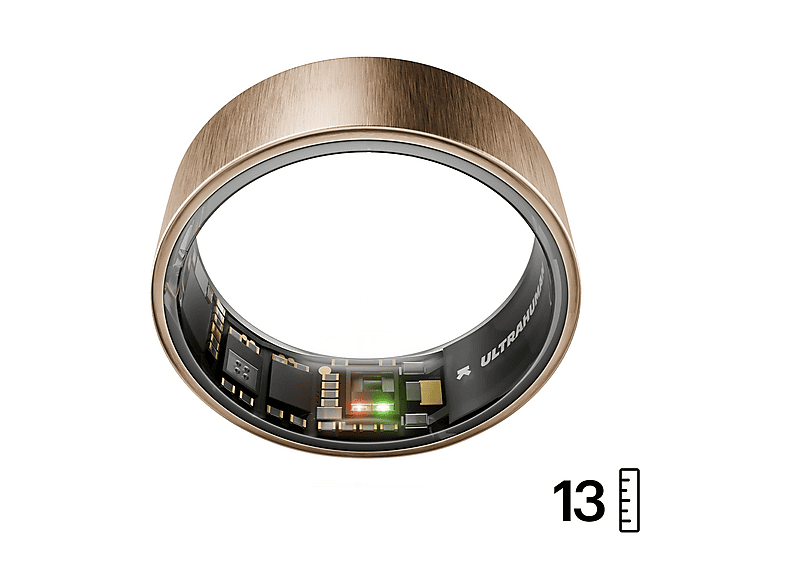Anello Smart ULTRAHUMAN Ring AIR Rose Gold - Size 13 Monitoraggio del sonno e fitness, durata della batteria fino a 6 giorni