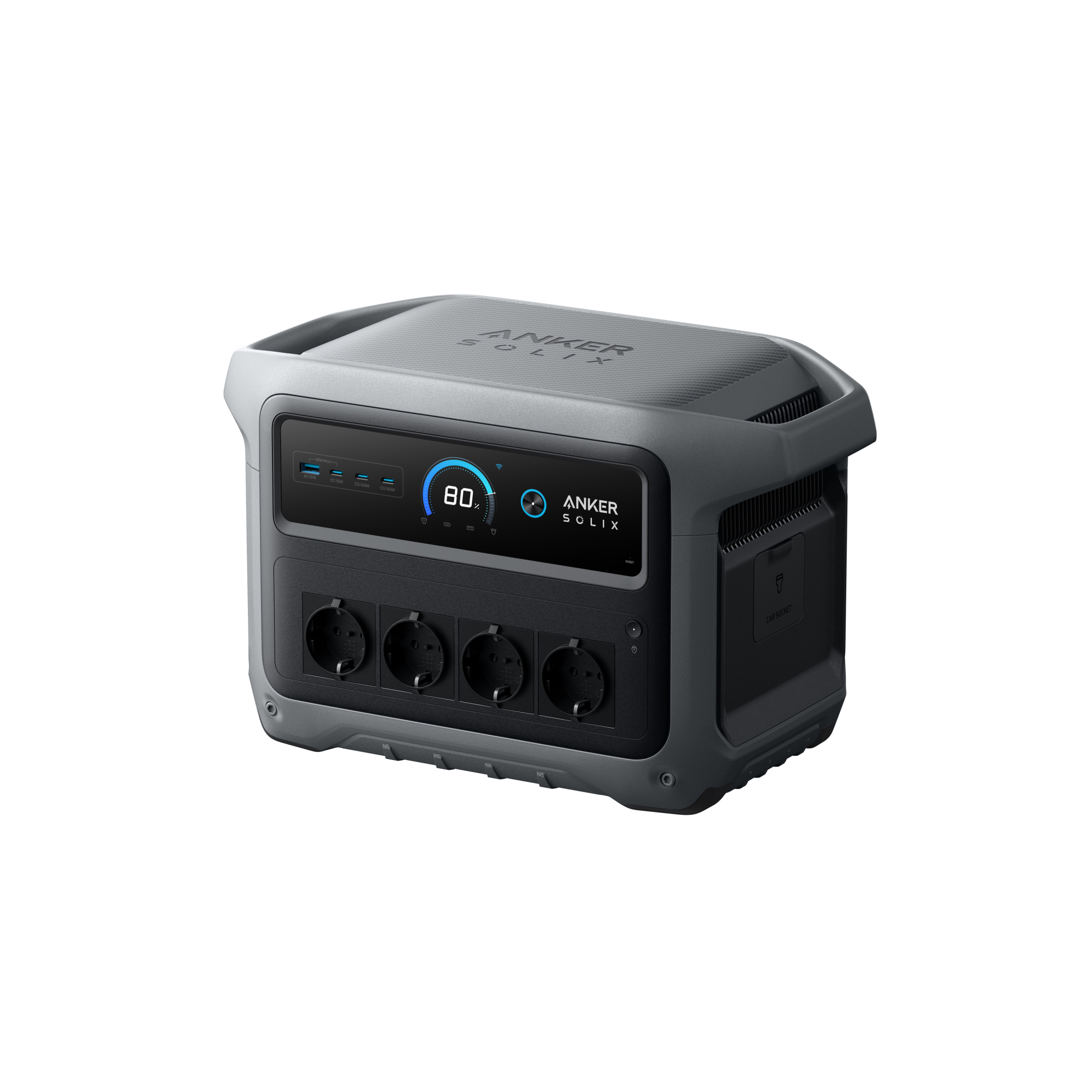 Anker SOLIX C1000X Gen 2 Stazione Elettrica Portatile - Batteria 1024 Wh Generatore Solare 4x2000W