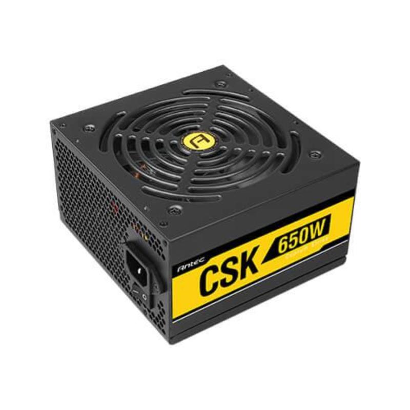 Antec csk-650-ec cuprum strike alimentatore semimodulare 650 w 80+ bronze atx pfc attivo nero