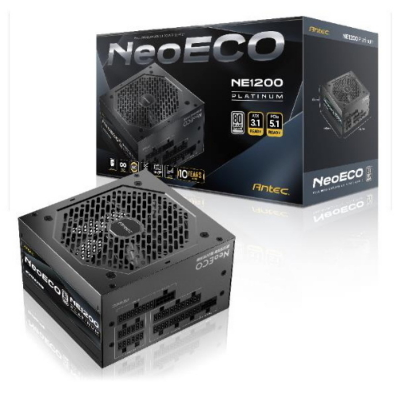 Antec ne1200 platinum 1200w modulare 80+ platinum pfc attivo atx 3.1